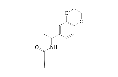 N-[1-(1,4-benzodioxan-6-yl)ethyl]pivalamide