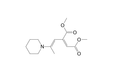 Dimethyl (Z)-2-[(E)-2-piperidino-1-propenyl]-2-butenedioate