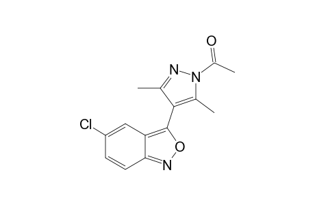 3-(1-acetyl-3,5-dimethylpyrazol-4-yl)-5-chloro-2,1-benzisoxazole