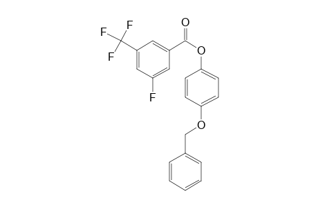 3-Fluoro-5-trifluoromethylbenzoic acid, 4-benzyloxyphenyl ester