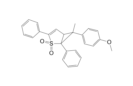 (anti)-6-Anisyl-6-methyl-1,3-diphenyl-2-thiabicyclo[3.1.o]hex-3-ene - 2,2-dioxide