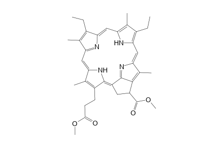 2,4-Diethyl-7-[2-(methoxycarbonyl)ethyl]-6,.gamma.-[.gamma.'-(methoxycarbonyl)ethylene]-1,3,5,8-tetramethylporphyrin