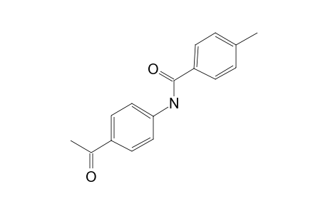 N-(4-acetylphenyl)-4-methylbenzamide