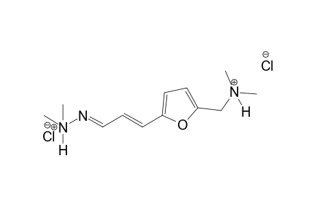 (1E,2E)-3-[5-(Dimethylaminomethyl)furan-2-yl]prop-2-enalDimethylhydrazone 2HCl