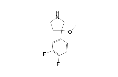 (+)-3-(3,4-difluorophenyl)-3-methoxypyrrolidine