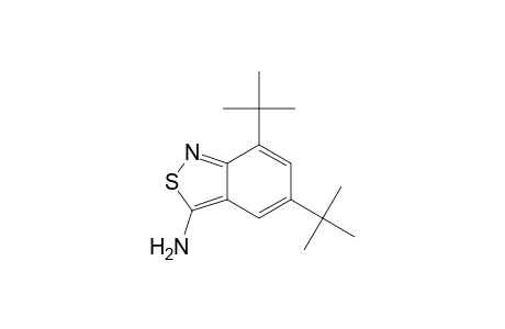 7-Amino-2,4-di-tert-butyl-8,9-thiazabicyclo[4.3.0]nona-2,4,6,9-tetraene