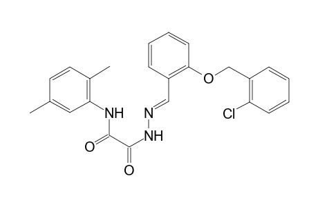 N'-[(E)-[2-(2-chlorobenzyl)oxybenzylidene]amino]-N-(2,5-dimethylphenyl)oxamide