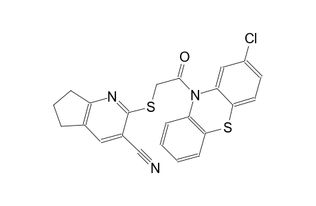 5H-cyclopenta[b]pyridine-3-carbonitrile, 2-[[2-(2-chloro-10H-phenothiazin-10-yl)-2-oxoethyl]thio]-6,7-dihydro-