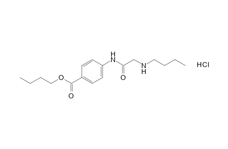 p-[2-(butylamino)acetamido]benzoic acid, butyl ester, hydrochloride