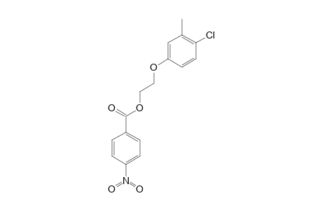 2-(4-chloro-m-tolyloxy)ethanol, p-nitrobenzoate