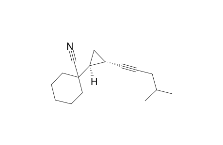 1-[(1S,2S)-2-(4-methylpent-1-ynyl)cyclopropyl]cyclohexanecarbonitrile