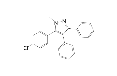5-(4-Chlorophenyl)-1-methyl-3,4-diphenyl-1H-pyrazole