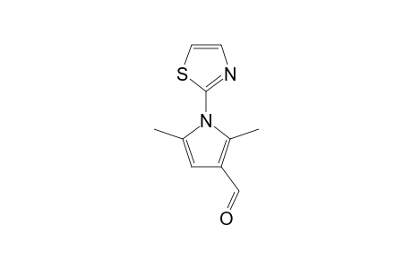 2,5-dimethyl-1-(1,3-thiazol-2-yl)pyrrole-3-carbaldehyde