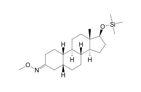 17.BETA.-[(TRIMETHYLSILYL)OXY]-5.BETA.-ESTRAN-3-ONE(3-O-METHYLOXIME)