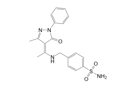 benzenesulfonamide, 4-[[[(1Z)-1-(1,5-dihydro-3-methyl-5-oxo-1-phenyl-4H-pyrazol-4-ylidene)ethyl]amino]methyl]-