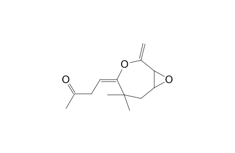 4-(5',5'-dimethyl-2'-methylidene-3',8'-dioxabicyclo[5.1.0]oct-4-ylidene)-2-butanone