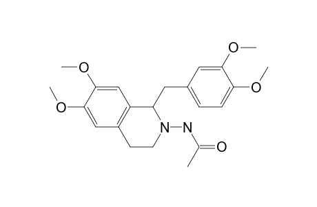 Acetamide, N-[1-[(3,4-dimethoxyphenyl)methyl]-3,4-dihydro-6,7-dimethoxy-2(1H)-is oquinolinyl]-