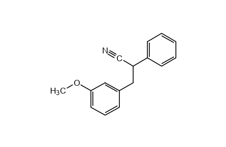 3-(m-methoxyphenyl)-2-phenylpropionitrile
