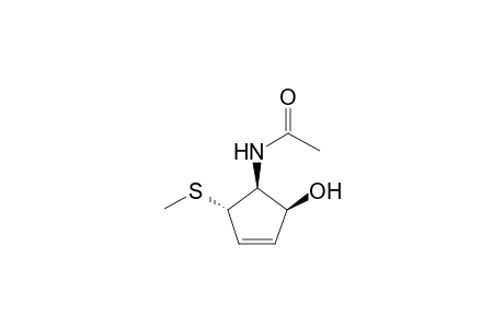 (1S,4S,5S)-5-ACYLAMINO-4-METHYLTHIO-2-CYCLOPENTEN-1-OL