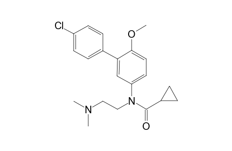 Cyclopropanecarboxylic acid (4'-chloro-6-methoxybiphen-3-yl)-(2-dimethylaminoethyl)-amide