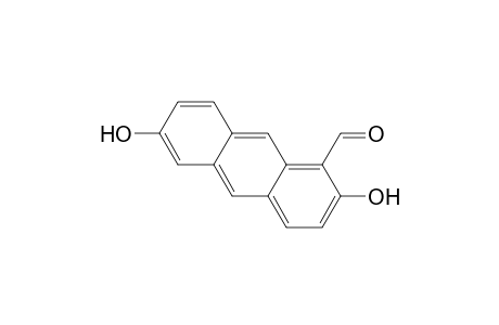 2,6-bis(oxidanyl)anthracene-1-carbaldehyde