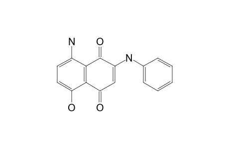 5-Amino-3-anilino-8-hydroxy-1,4-naphthoquinone