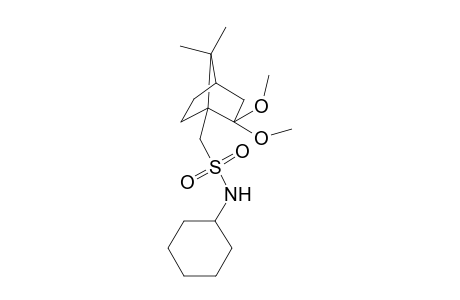 (+)-N-Cycloohexyl-[(2,2-dimethoxy-7,7-dimethylcyclo[2.2.1]heptyl)methyl]sulfonamide