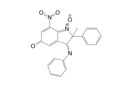 2-Methyl-2-phenyl-3-phenylimino-5-oxo-7-nitro-3,5-dihydro-2H-indole 1-oxide