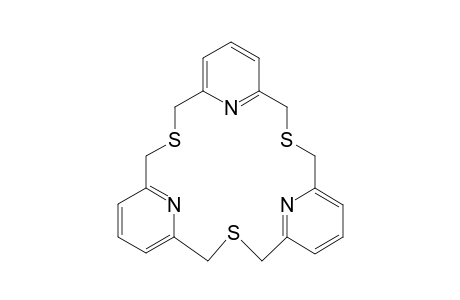 3,11,19-Trithia-25,26,27-triazatetracyclo[19.3.1.1(5,9).1(13,17)]heptacos a-1(25),5,7,9(27),13,15,17(26),21,23-nonaene