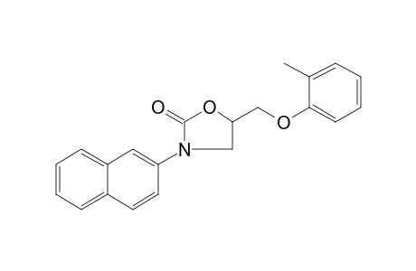 3-(2-Naphthyl)-5-(o-tolyloxymethyl)-2-oxazolidone