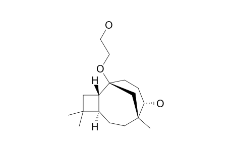 1-(2-Hydroxyethoxy)caryolan-9.alpha.-ol