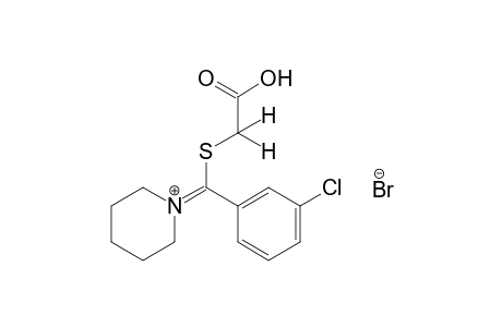 1-{alpha-[(carboxymethyl)thio]-m-chlorobenzylidene}piperidinium bromide