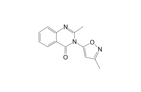 2-Methyl-3-(3-methyl-5-isoxazolyl)-4(3H)-quinazolinone