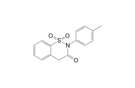 2-(4-Methylphenyl)-3,4-dihydro-2H-1,2-benzo[e]thiazin-3-one 1,1-dioxide