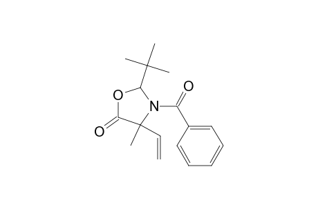 2-tert-Butyl-4-ethenyl-4-methyl-3-(phenylcarbonyl)-1,3-oxazolidin-5-one