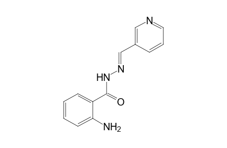 anthranilic acid, [(3-pyridyl)methylene]hydrazide