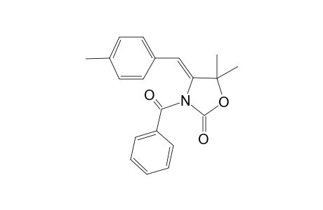 (Z)-3-Benzoyl-5,5-dimethyl-4-(4-methylbenzylidene)-oxazolidin-2-one