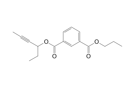 Isophthalic acid, hex-4-yn-3-yl propyl ester