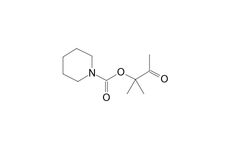 2-Methyl-3-oxobutan-2-yl piperidine-1-carboxylate