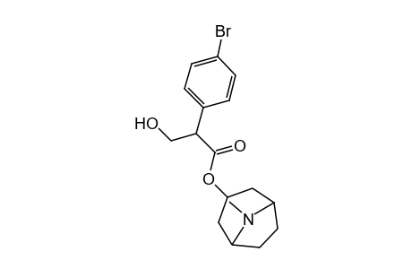 2-(p-bromophenyl)hydracrylic acid, 3-tropanyl ester