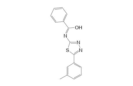 N-[5-(m-Tolyl)-1,3,4-thiadiazol-2-yl]benzamide hydrochloride