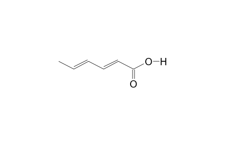 (2E,4E)-2,4-hexadienoic acid