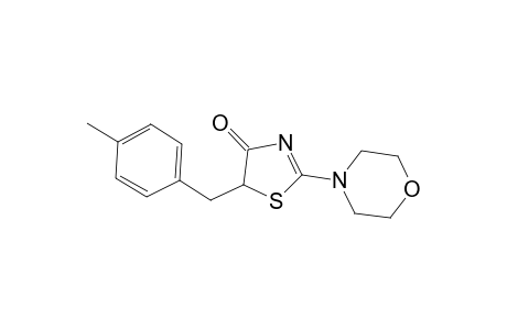 Thiazol-4(5H)-one, 5-(4-methylbenzyl)-2-(4-morpholyl)-