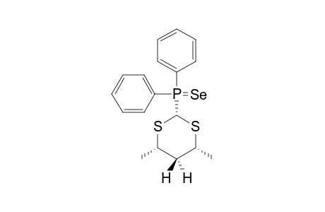 r-2-[Diphenyl(selenophosphinoyl)]-c-4,c-6-dimethyl-1,3-dithiane