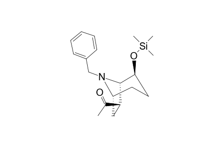 1-[8-BENZYL-2-EXO-[TRIMETHYLSILYLOXY]-8-AZABICYCLO-[3.2.1]-OCT-7-EXO-YL]-ETHANONE