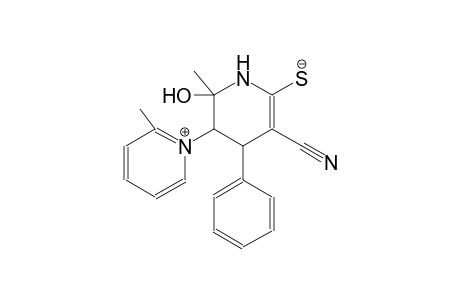(2'R,3'R,4'S)-5'-cyano-2'-hydroxy-2,2'-dimethyl-4'-phenyl-1',2',3',4'-tetrahydro-[1,3'-bipyridin]-1-ium-6'-thiolate