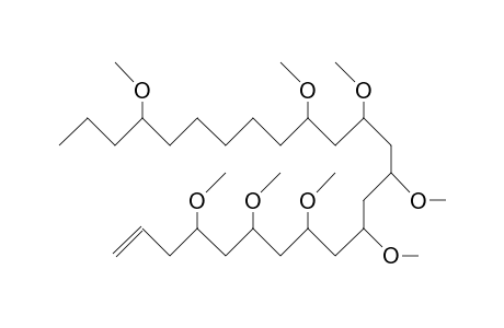 4,6,8,10,12,14,16,22-Octamethoxy-1-pentacosene