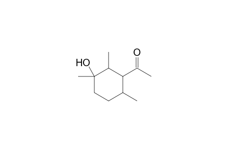 1-(2,3,6-trimethyl-3-oxidanyl-cyclohexyl)ethanone