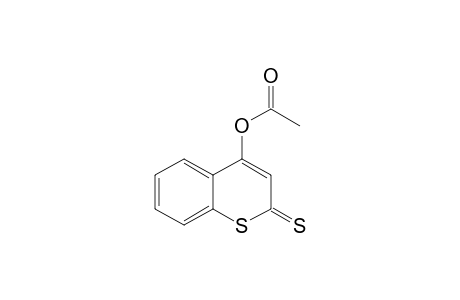 2H-1-Benzothiopyran-2-thione, 4-(acetyloxy)-