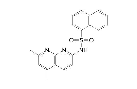 1-Naphthalenesulfonamide, N-(5,7-dimethyl-1,8-naphthyridin-2-yl)-